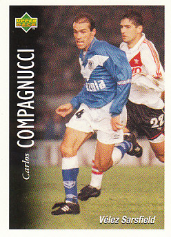 Carlos Compagnucci Velez Sarsfield 1995 Upper Deck Futbol Argentina #97